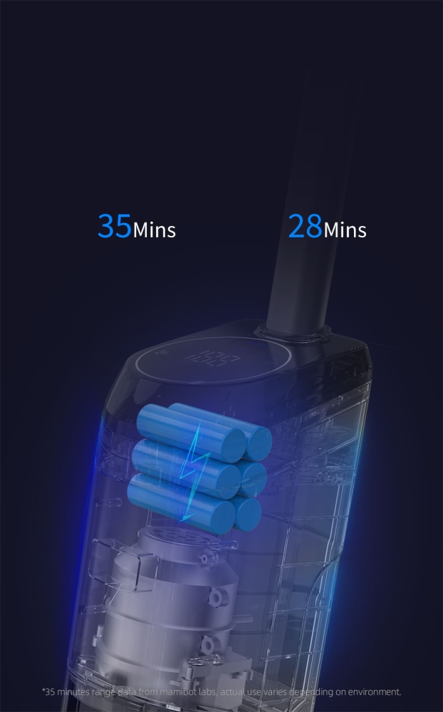 Удобство беспроводной эксплуатации Mamibot FLOMO S